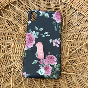 Floral pink Loopy case - iPhone X
